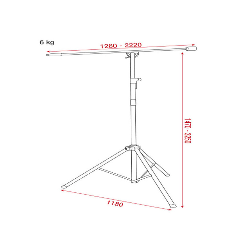 Stativ inalt pentru microfon Overhead DAP Audio