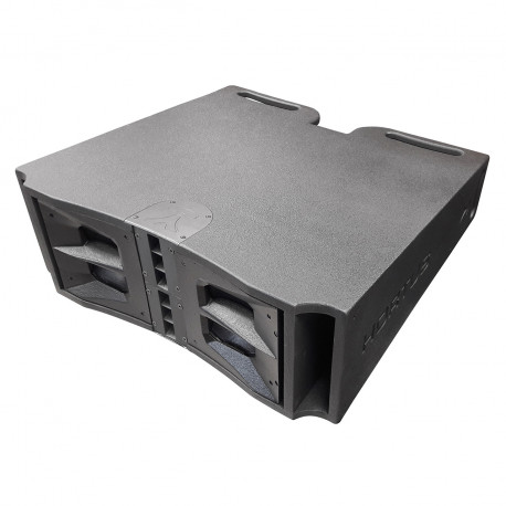 Amplificator 2 cai cu DSP incorporat, 1500W (LF) + 800W (MF + HF)  RMS, Hortus Audio LVT-128