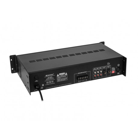 Amplificator-mixer 100V cu mp3 player si BT Omnitronic MA-240P