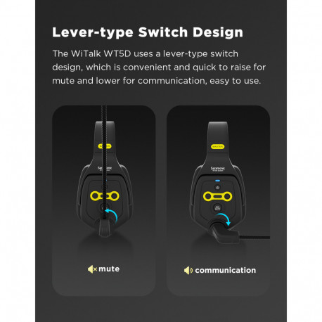 Sistem intercom wireless Saramonic WiTalk WT4D