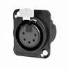 Conector XLR mama, de sasiu, 5 pini Seetronic MK5F2CB