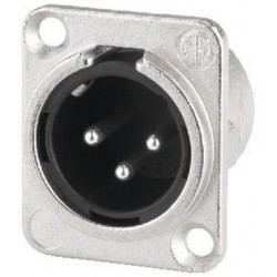 Conector XLR tata de panou, NC-3MDL1 NEUTRIK