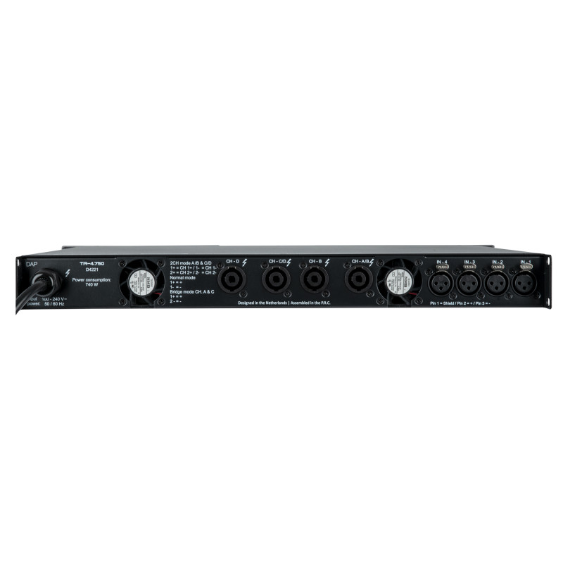 Amplificator 100V cu 4 canale DAP TA-4.750