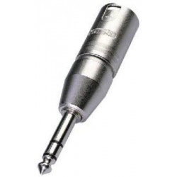 Adapters XLR/6.3 mm stereo plug Neutrik NA-3MP