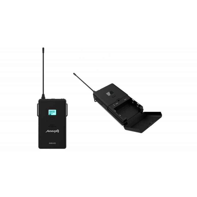 Set 4 lavaliere headset wireless UHF Audibax AWM 403