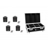 Set 4x AKKU TL-3 TCL QuickDMX + Case with charging function Eurolite
