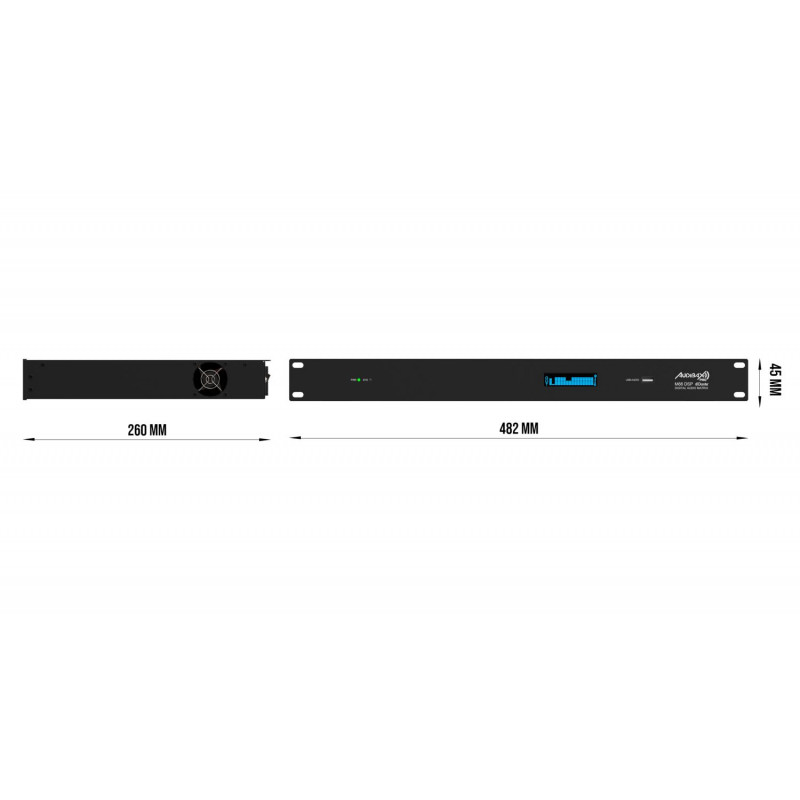 Matrice digitala Audibax M88 DSP 