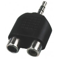 Adaptor Jack 3.5 tata - 2 x RCA mama Omnitronic 30226298X