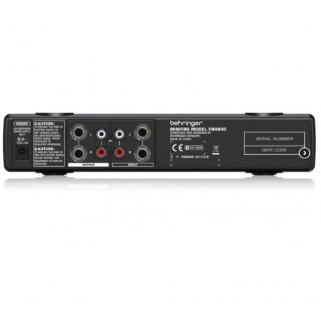 Procesor anti feedback 9 benzi EQ grafic Behringer FBQ800