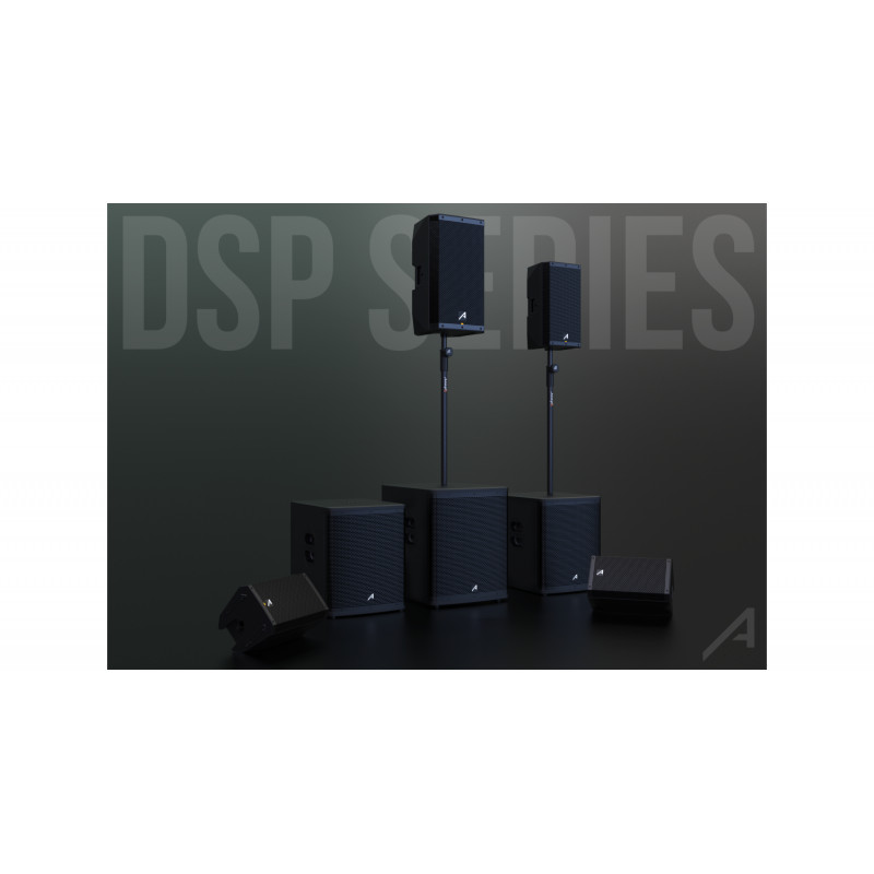 Subwoofer activ cu DSP Audibax DSP15s G2 Black