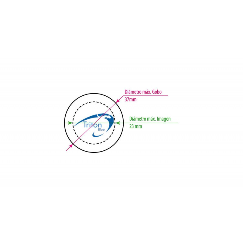 Proiector logo Triton Blue Horizon 15