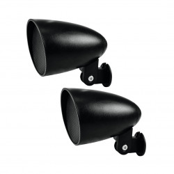 Set 2 difuzoare de gradina Omnitronic PS-2.5WB Projector Speaker, black, 2x