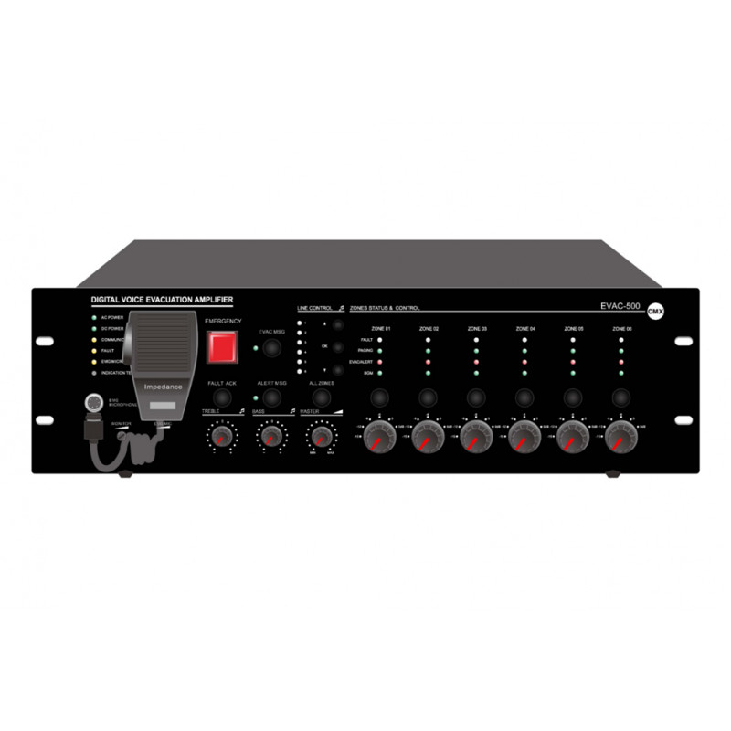 Controller voce sistem evacuare EN54-16 CMX Audio EVAC-500