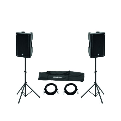 Sistem audio activ Omnitronic 2x XKB-212A + Speaker Stand MOVE MK2