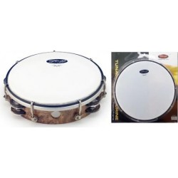 Tamburina din plastic Stagg TAB-208P/WD
