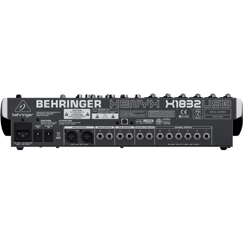 Mixer Behringer XENYX X1832USB