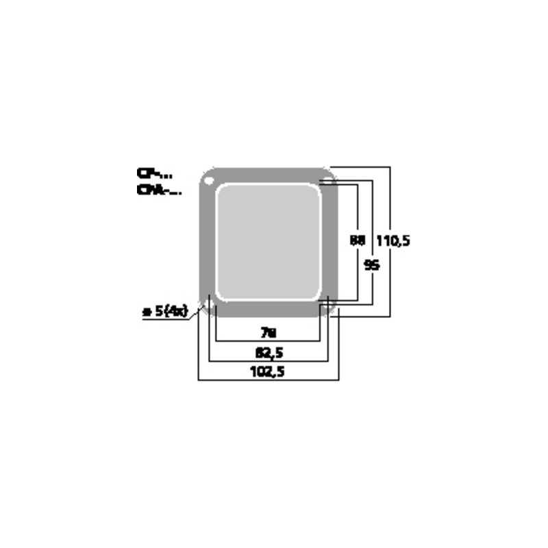Terminal boxa Monacor CP-1/SW