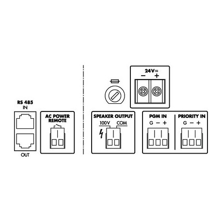 Amplificator 100V digital Monacor PA-1250D