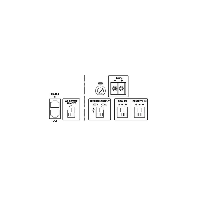 Amplificator 100V digital Monacor PA-1250D
