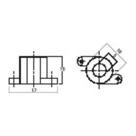 Suport capsula microfon Stage Line MCER-5