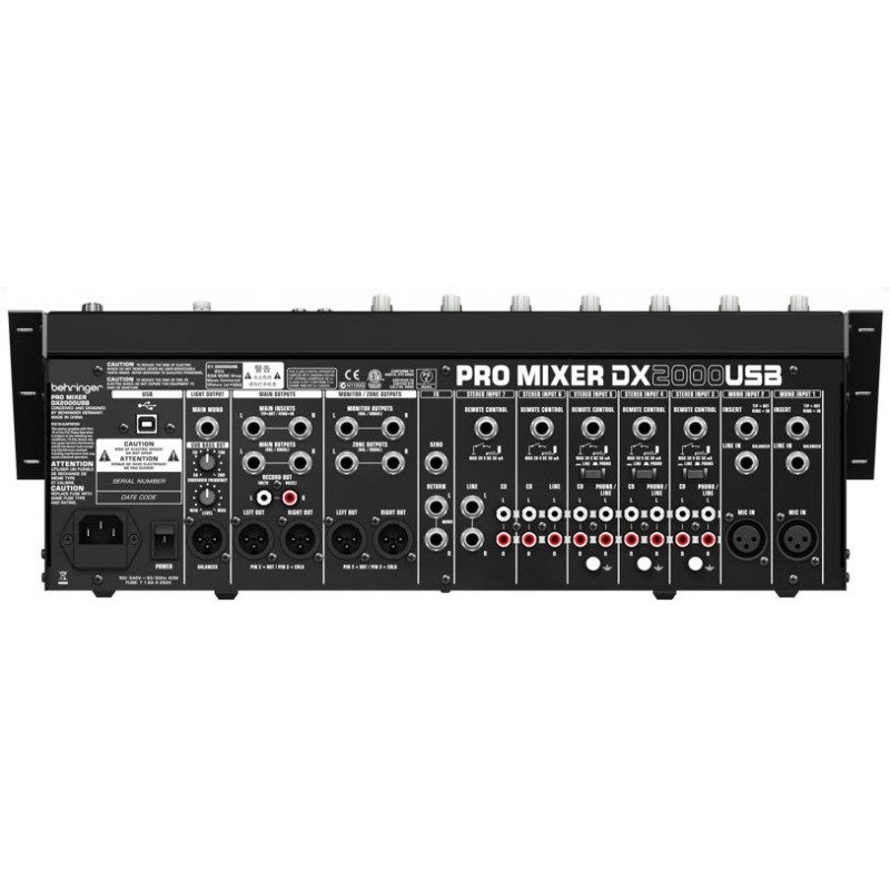 Mixer DJ Behringer DX2000USB