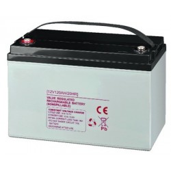 Rechargeable lead battery for charging  EVA-24/54 Monacor AKKU-12/120