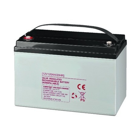 Rechargeable lead battery for charging  EVA-24/54 Monacor AKKU-12/120