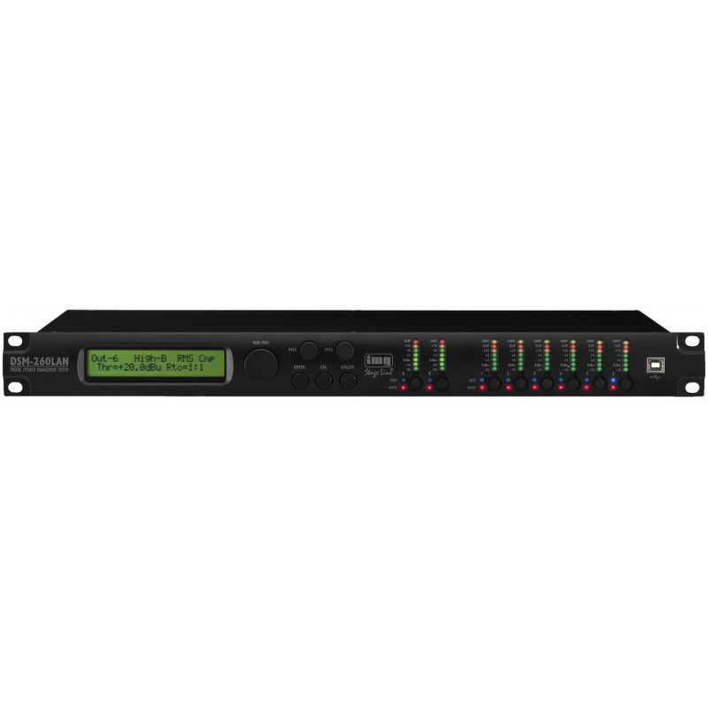 Digital speaker management system Stage Line DSM-260LAN