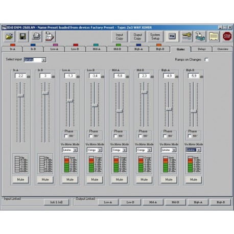 Digital speaker management system Stage Line DSM-260LAN