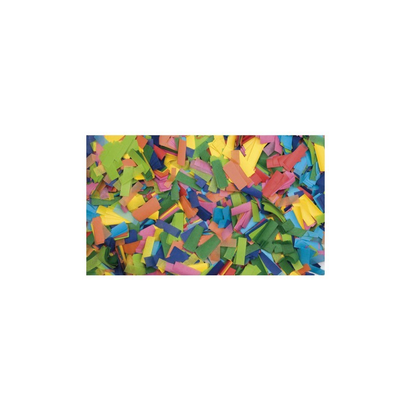 Rezerva confetti dreptunghiular Showtec 55 x 17mm, multicolor, 1Kg