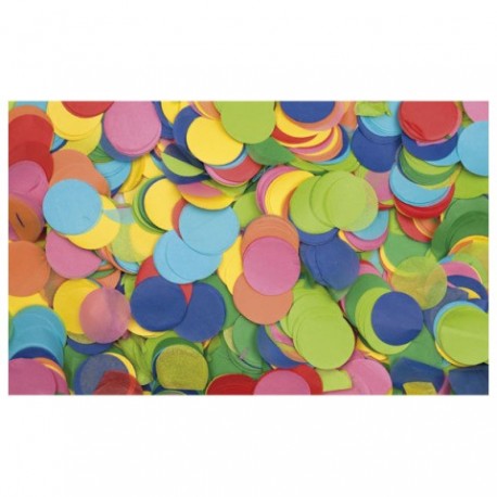 Rezerva confetti rotund Showtec 55mm, multicolor, 1 Kg