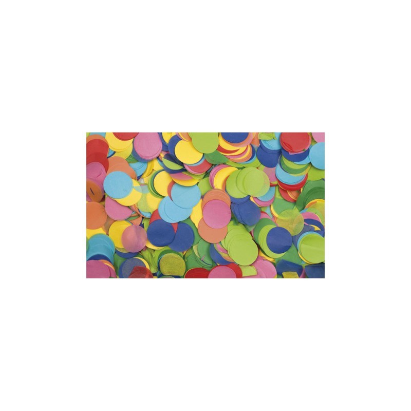 Rezerva confetti rotund Showtec 55mm, multicolor, 1 Kg