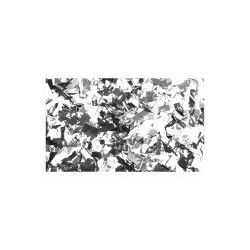 Rezerva confetti dreptunghiular Showtec 55 x 17mm, argintiu metalic, 1 Kg