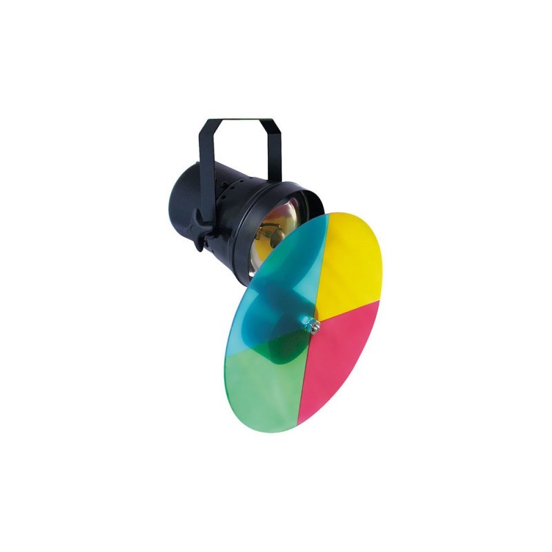 Proiector Showtec Parcan 36 negru cu Pinspot colourchanger Set