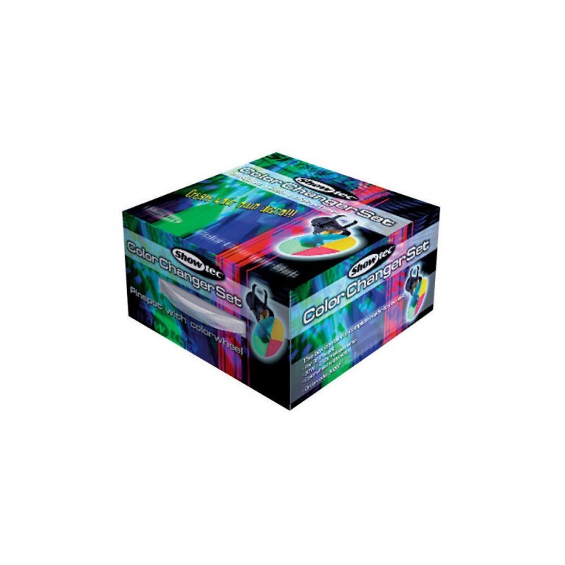 Proiector Showtec Parcan 36 negru cu Pinspot colourchanger Set