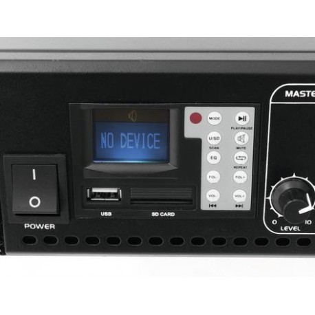 Amplificator 100V 6 zone cu mp3 player Omnitronic MPVZ-120.6P