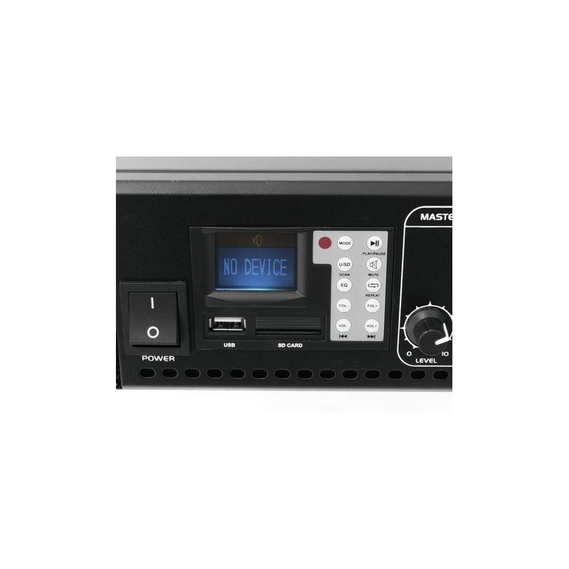 Amplificator 100V 6 zone cu mp3 player Omnitronic MPVZ-120.6P