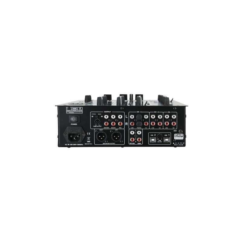 Mixer DJ cu interfata USB DAP Audio CORE MIX-3 USB