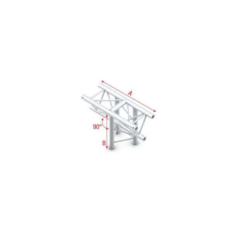 Grinda Showtec T-Cross vertical 3-way, apex down Pro-30 Triangle G Truss