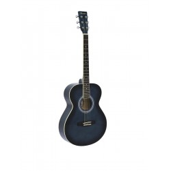 Chitara western 4/4, blueburst, Dimavery AW-303BB