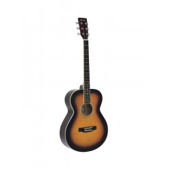 Chitara western 4/4, sunburst, Dimavery AW-303SB