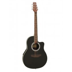 Chitara acustica roundback decupata, cu pick-up piezo, neagra, Dimavery RB-300BK