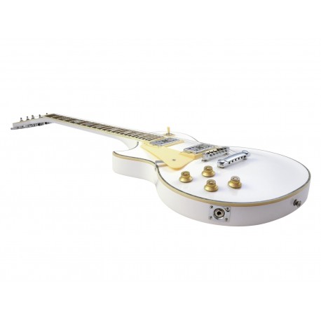 Chitara electrica LP Style de mana stanga, alba, Dimavery LP-700LH-WH