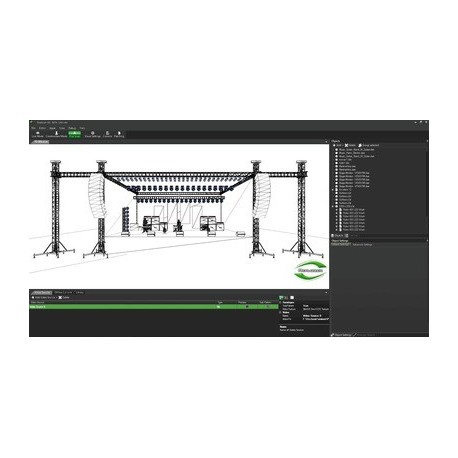 PC software simulare lumini DMX Stage Line REALIZZER-3D