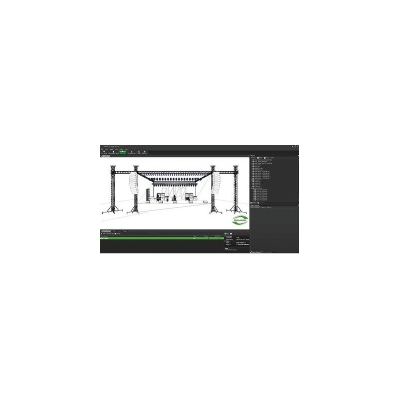 PC software simulare lumini DMX Stage Line REALIZZER-3D