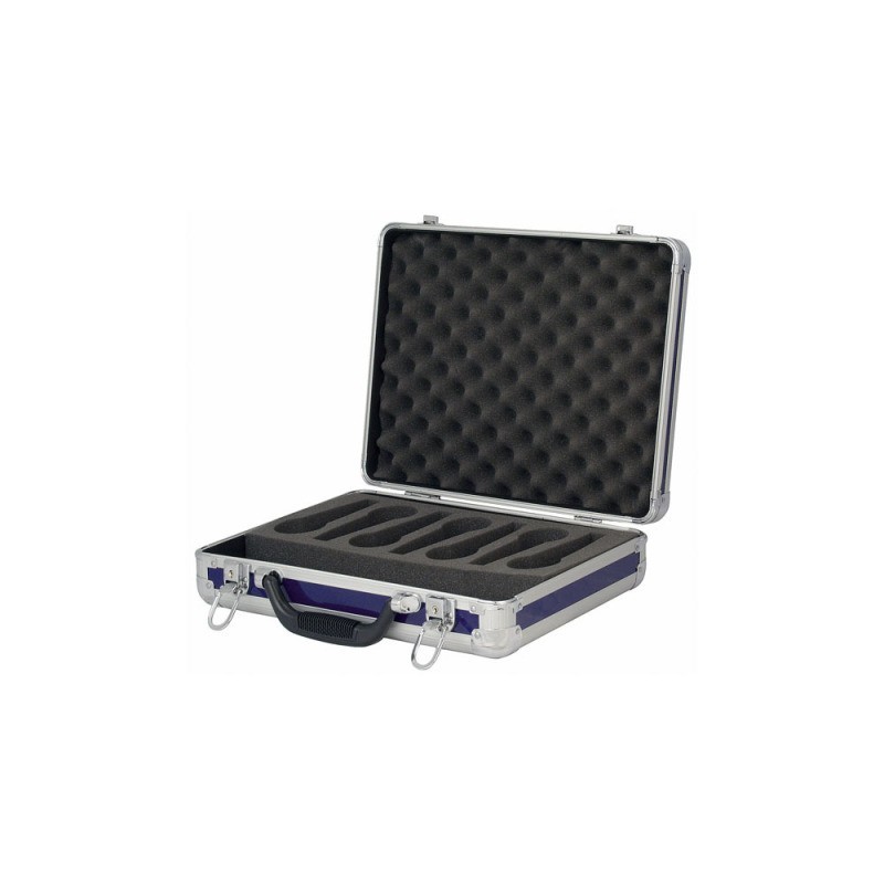 Case pentru 7 microfoane DAP Audio albastru
