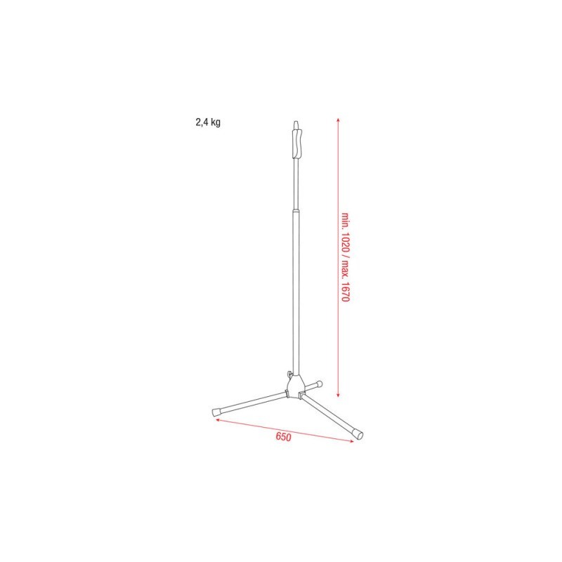 Stativ de microfon Quick Lock DAP Audio