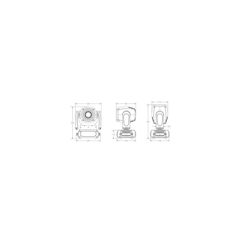 Moving head LED RGBW, Future Light DMH-100 RGBW LED