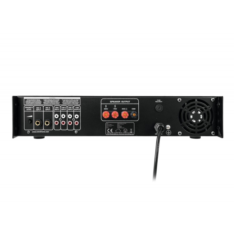Amplificator-mixer 100V cu player USB  Omnitronic MP-500P