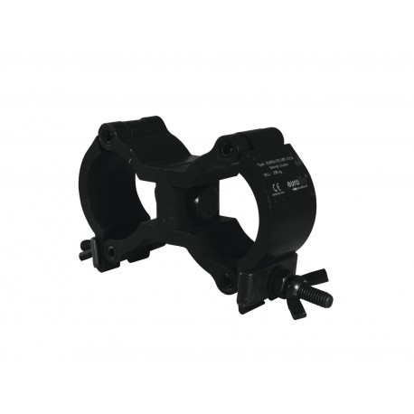 Sistem de prindere cupla dublu pentru tuburi de 35mm, negru, Eurolite DEC-30D BLACK